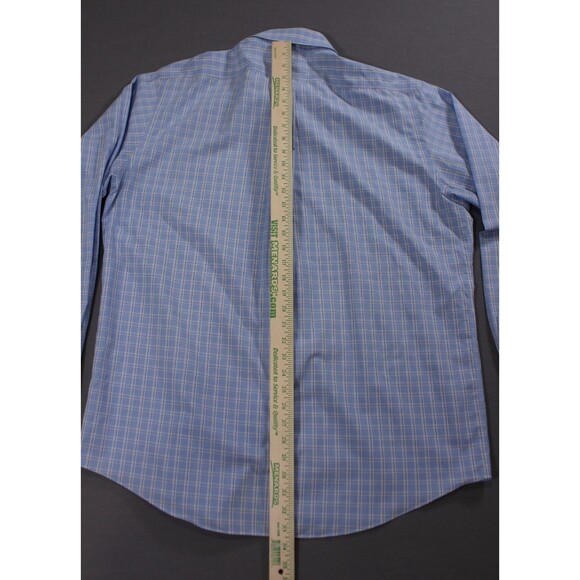 Brooks Brothers Mens Madison Non Iron Supima Cotton Plaid Dress Shirt 17  - 36 - Picture 6 of 9